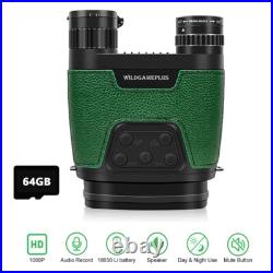 WG600B 1080P Infrared Night Vision Binoculars Audio Recording Hunting Telescope