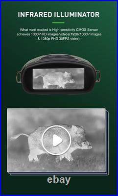 WG600B Infrared Night Vision Goggles 1080P HD Hunting Binoculars Mute Button WG600B Infrared Night Vision Goggles 1080P HD Hunting Binoculars Mute Button