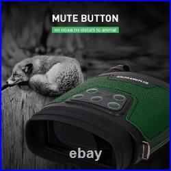 WG600B Infrared Night Vision Goggles Optical 1080P Hunting Binoculars with 64G TF