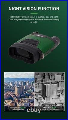 WG600B Infrared Night Vision Goggles Optical 1080P Hunting Binoculars with 64G TF
