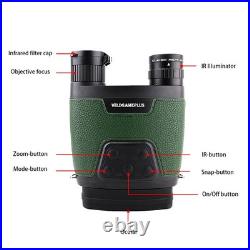 WG600B Infrared Night Vision Goggles Optical 1080P Hunting Binoculars with 64G TF