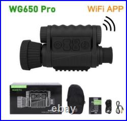 WG650Pro Night Vision Monoculars WiFi APP Infrared IR NV 1280 HD Telescope 400m WG650Pro Night Vision Monoculars WiFi APP Infrared IR NV 1280 HD Telescope 400m