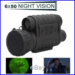 WG-50 Infrared Dark Night Vision 6X IR Monocular Binoculars Telescopes Scope DVR