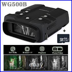 WILDGAMEPLUS WG500B Night Vision Binoculars with 3xDigital Infraed Night and Day