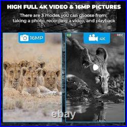 WOSPORTS Night Vision Binoculars 1315FT 4K Night Goggles NV400 Black/Camo