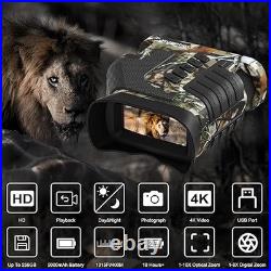 WOSPORTS Night Vision Binoculars 1315FT 4K Night Goggles NV400 Black/Camo