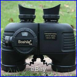 Waterproof 7x50 Compass Binocular Hd Bak4 Telescope Night Vision Profissional