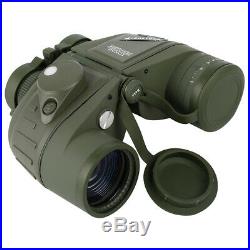 Waterproof BAK4 Prism 10X50 Binoculars Glimmer Night Vision Rangefinder Compass