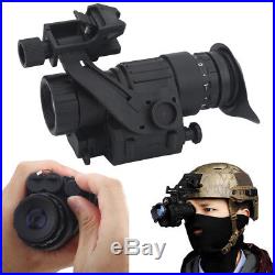 Waterproof Digital Hunting IR Night Vision Helmet HD 2X Telescope Monocular EB