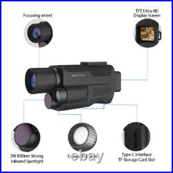Z9001 4K Digital Tactical Camera 8X Zoom 600M Infrared Night Vision Monoculars