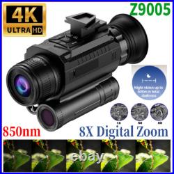 Z9005 Night Vision Goggles Tactical 4K IR Night Vision Monocular 8X Digital Zoom