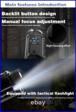 Z9005 Night Vision Goggles Tactical 4K IR Night Vision Monocular 8X Digital Zoom Z9005 Night Vision Goggles Tactical 4K IR Night Vision Monocular 8X Digital Zoom