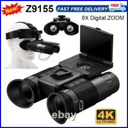 Z9155 8x Zoom Night Vision Binoculars Head-Mounted Goggles IR Flip Screen 48MP Z9155 8x Zoom Night Vision Binoculars Head-Mounted Goggles IR Flip Screen 48MP