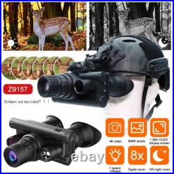 Z9157 4K UHD Tactical Night Vision Goggles 40MP, 8X Zoom Infrared Binoculars