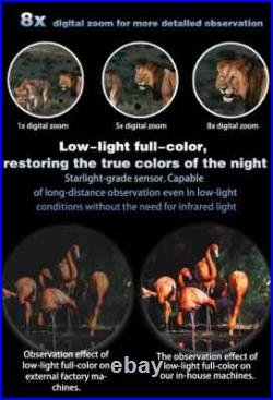 Z9157 4K UHD Tactical Night Vision Goggles 40MP, 8X Zoom Infrared Binoculars