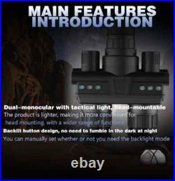 Z9157 4K UHD Tactical Night Vision Goggles 40MP, 8X Zoom Infrared Binoculars