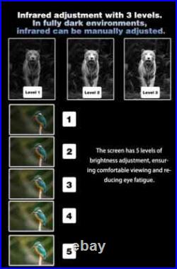 Z9157 4K UHD Tactical Night Vision Goggles 40MP, 8X Zoom Infrared Binoculars