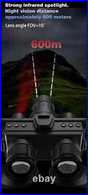 Z9157 4K UHD Tactical Night Vision Goggles 40MP, 8X Zoom Infrared Binoculars