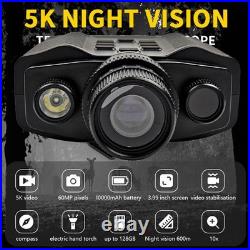 Z9 5K Telescopes Night Vision Hunting Binoculars Scope Camera 10000mAh Outdoors