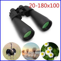 Zoom Binoculars 20-180x100 Day Night Vision Optics Telescope High Resolution